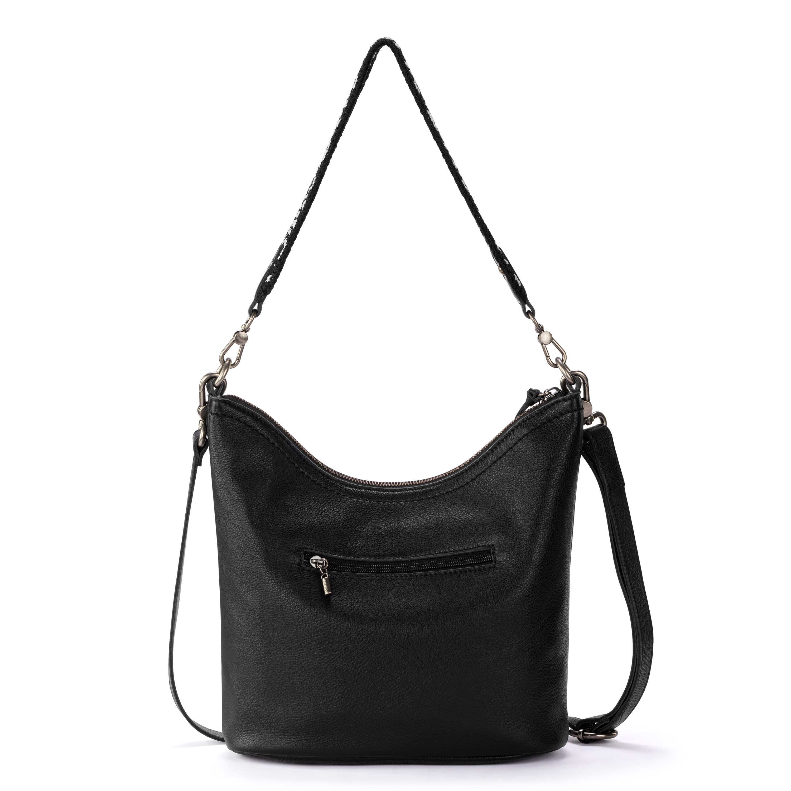 The Sak Jasmine Bucket Crossbody - Leather - Black