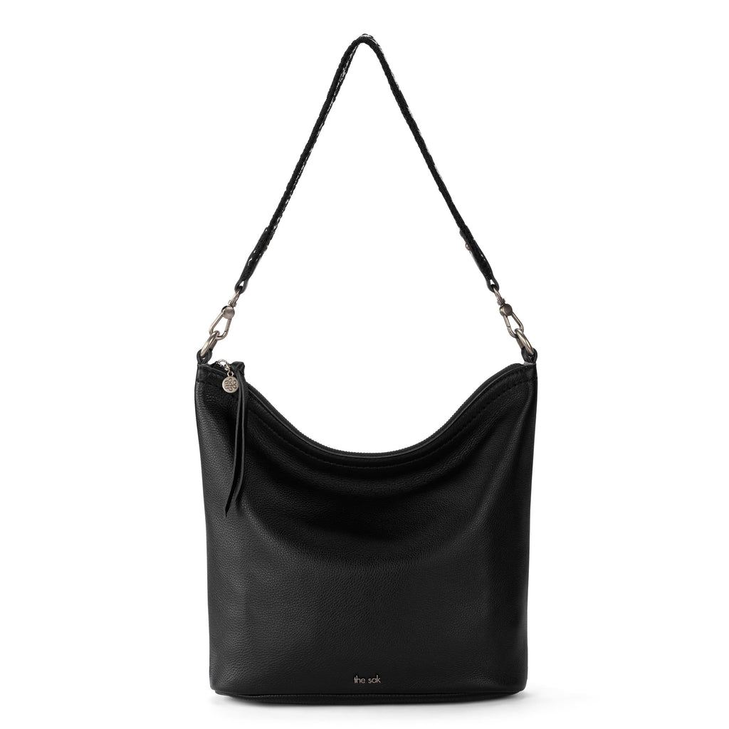 The Sak Jasmine Bucket Crossbody - Leather - Black