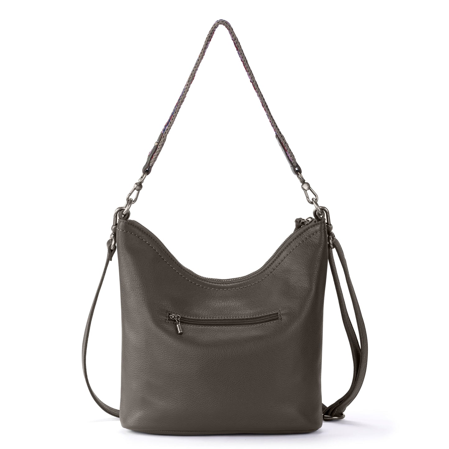 The Sak Jasmine Bucket Crossbody Leather - |Slate|