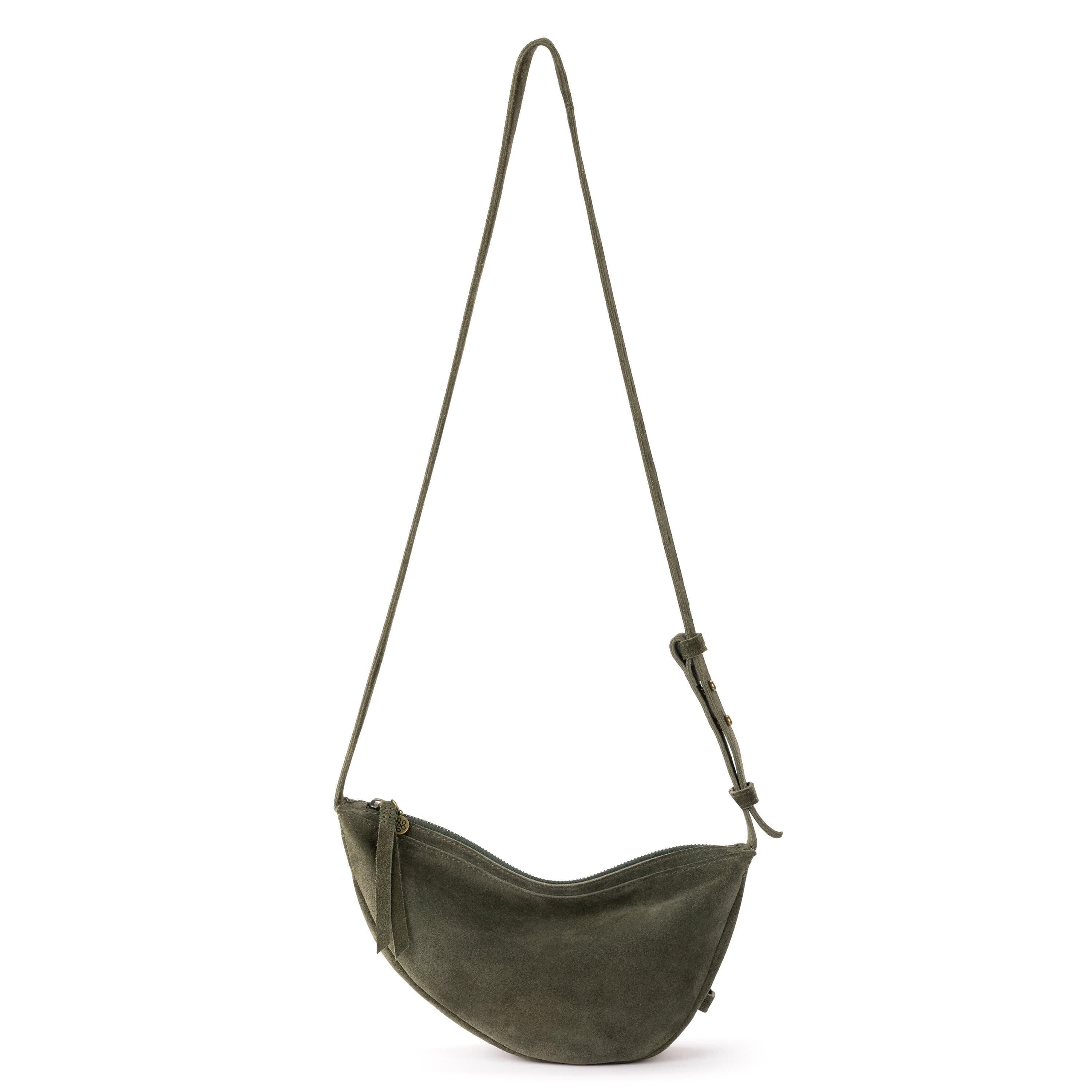 The Sak Tess Sling - Leather - Moss Suede
