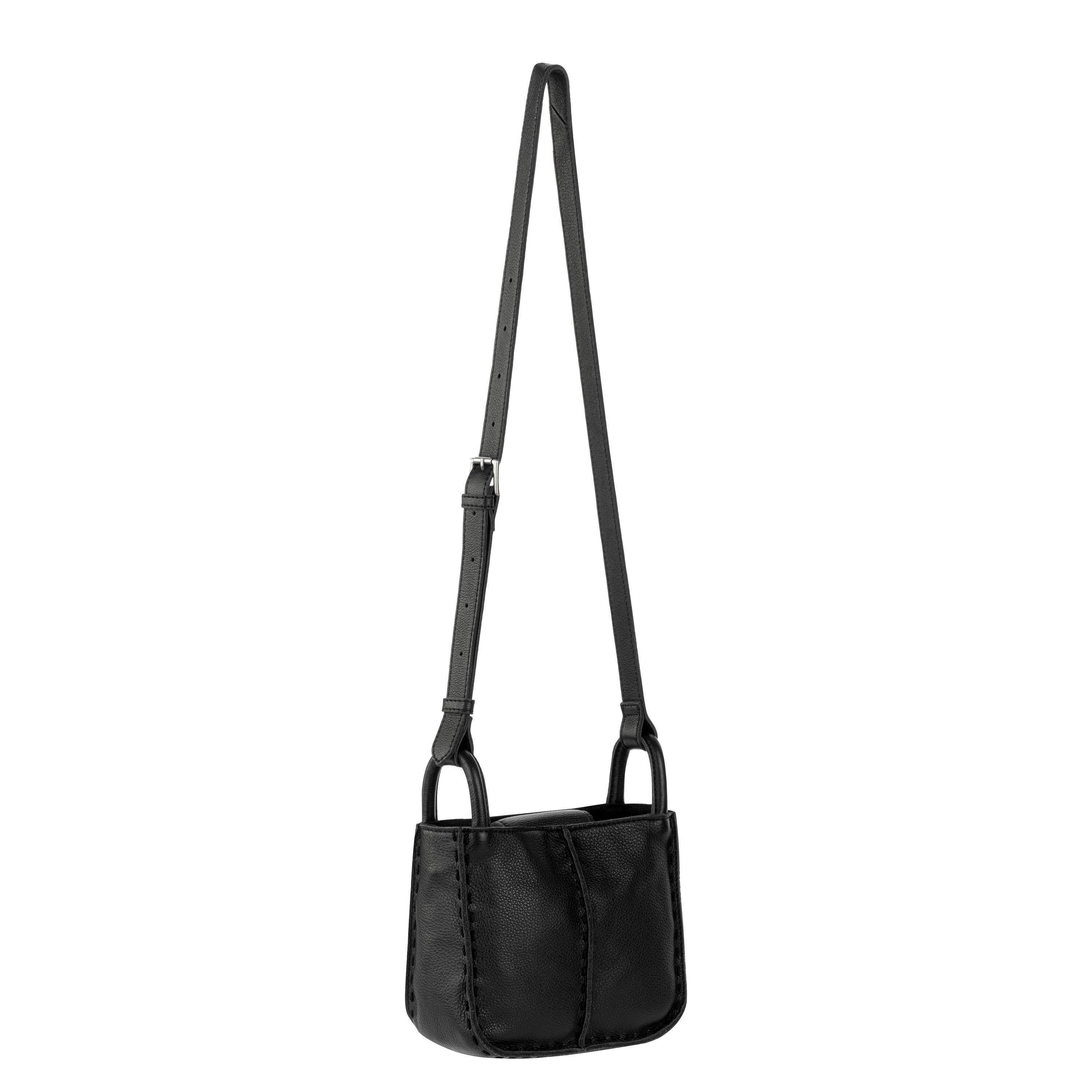 The Sak Los Feliz Mini Crossbody - Leather - Black