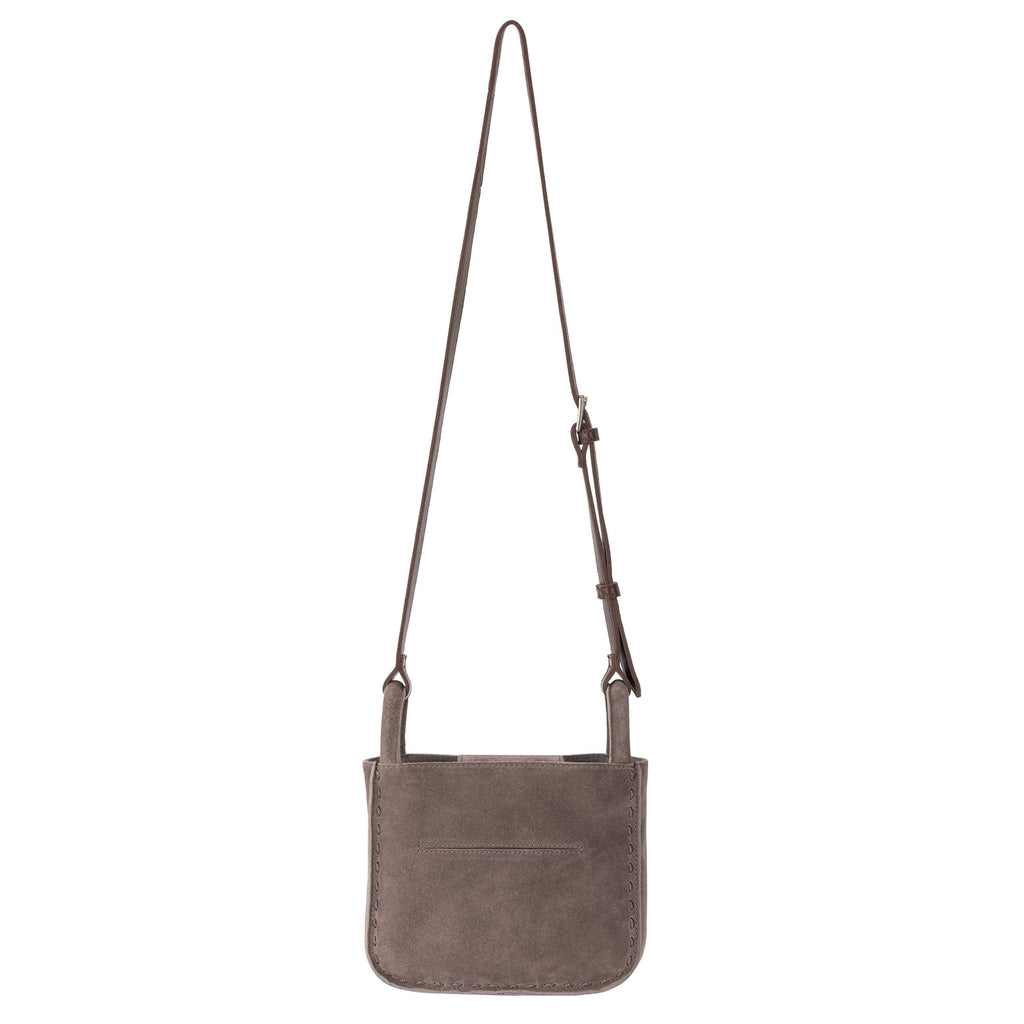 The Sak Los Feliz Mini Crossbody - Leather - Mushroom Suede