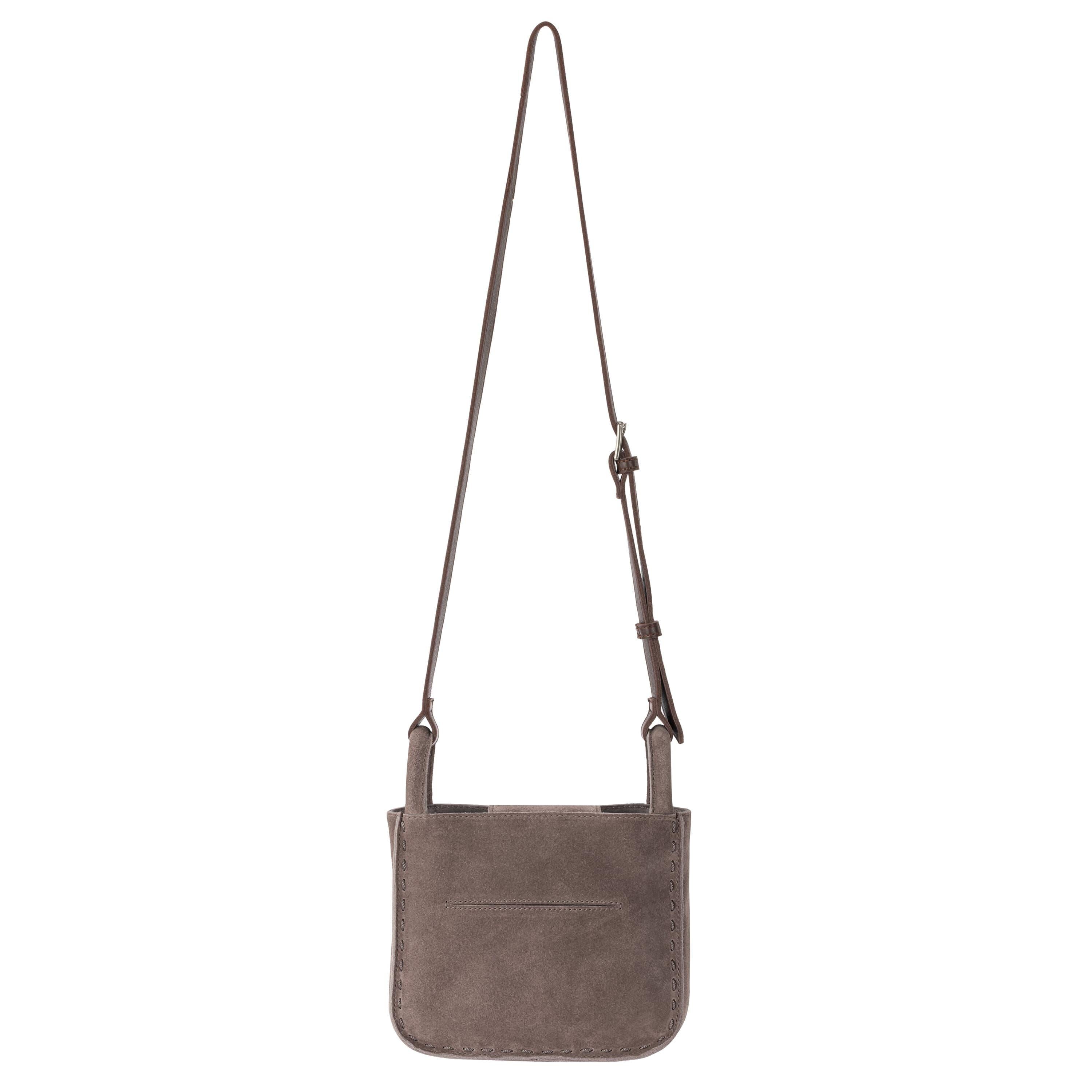 The Sak Los Feliz Mini Crossbody - Leather - Mushroom Suede