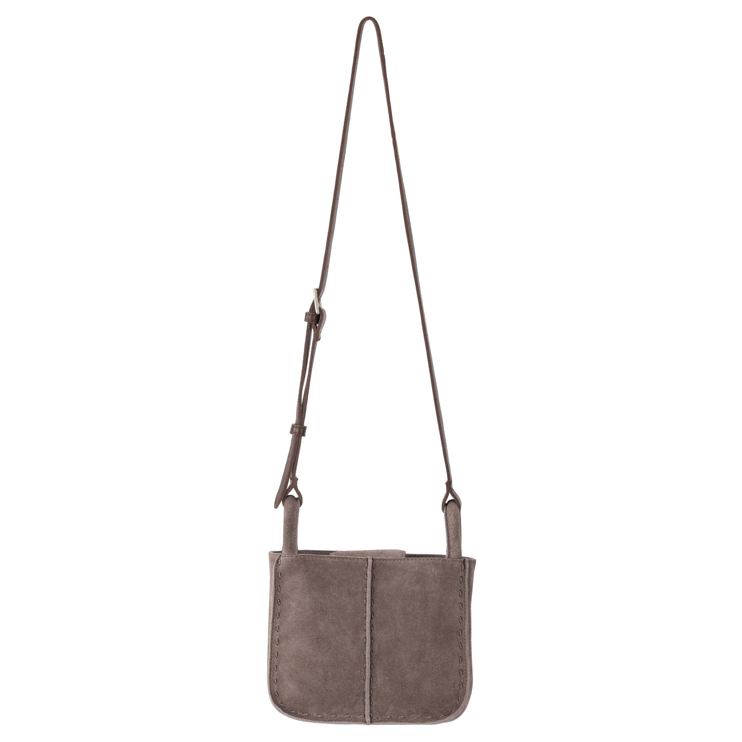 The Sak Los Feliz Mini Crossbody Leather - |Mushroom Suede|