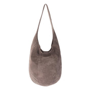 120 Hobo - Leather - Mushroom Suede