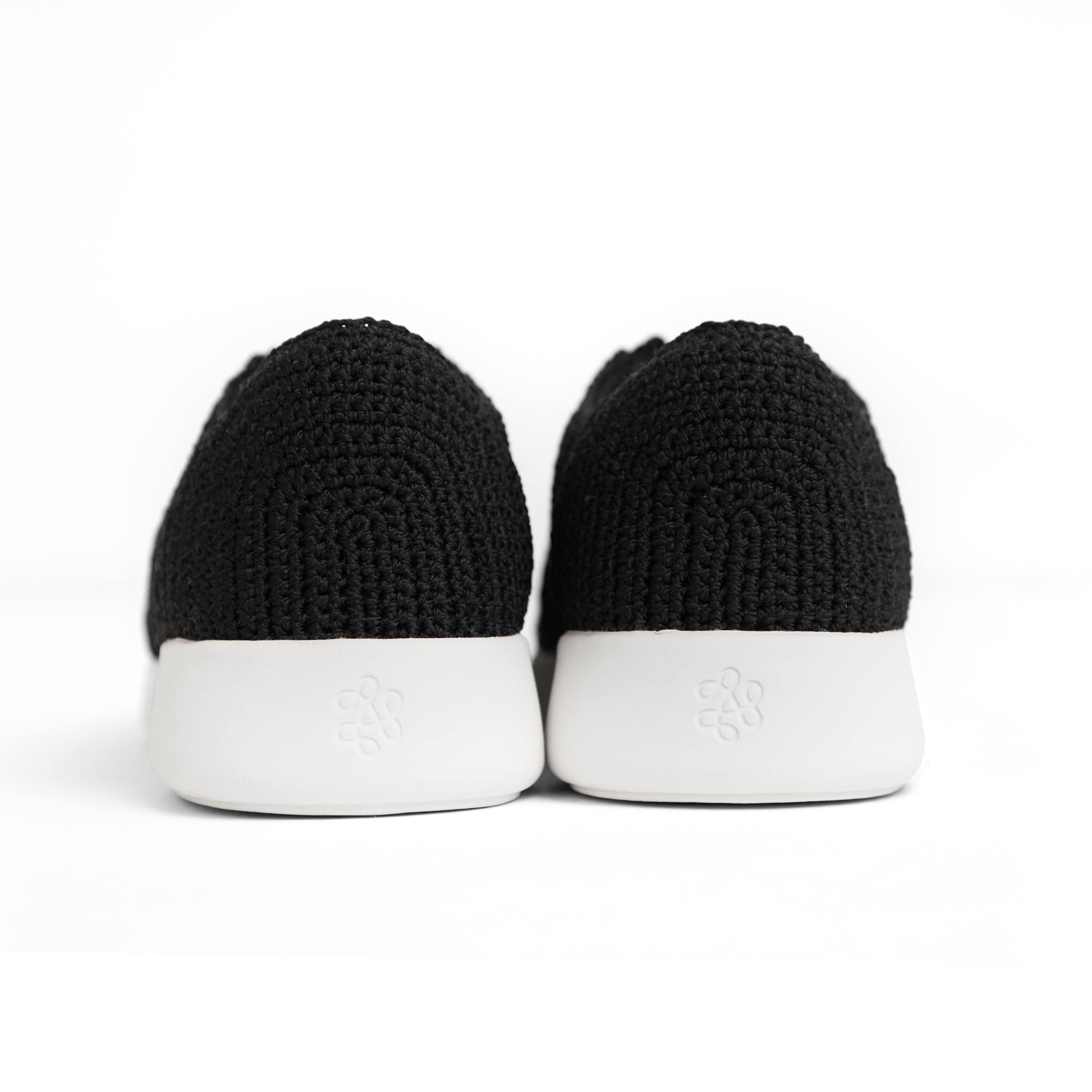 The Sak Asha Sneaker - Hand Crochet - Black
