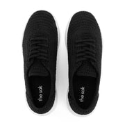 Asha Sneaker - Hand Crochet - Black