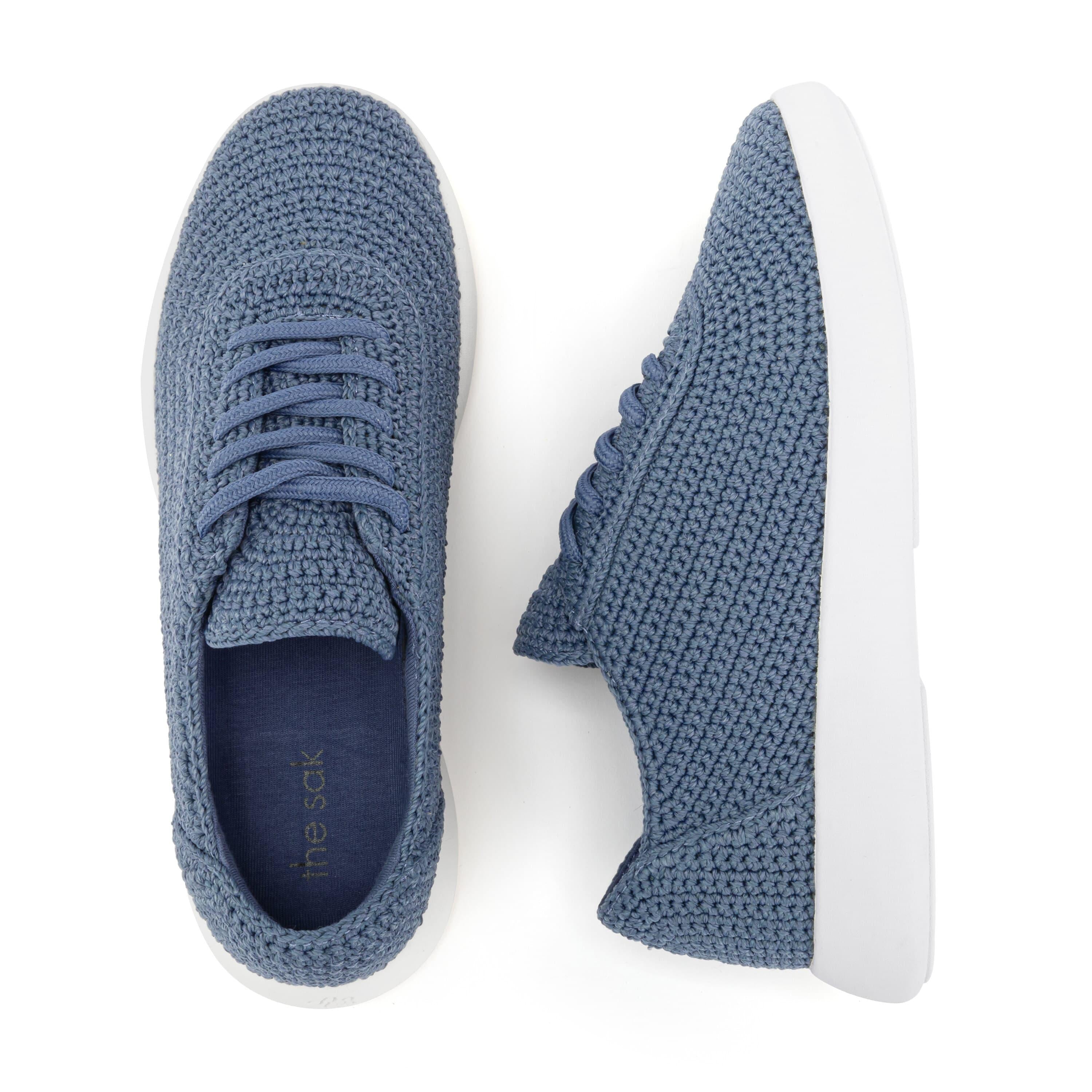 The Sak Asha Sneaker - Hand Crochet - Maritime