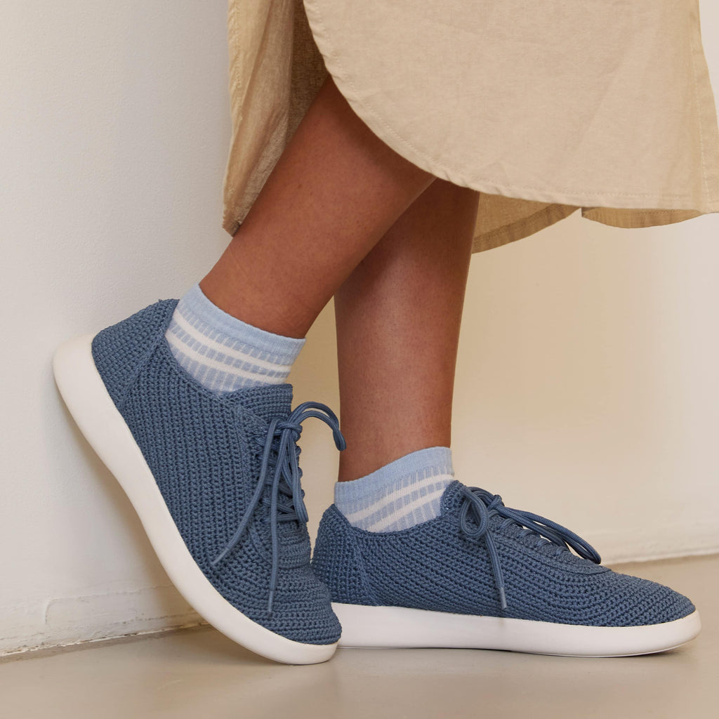 The Sak Asha Sneaker - Hand Crochet - Maritime