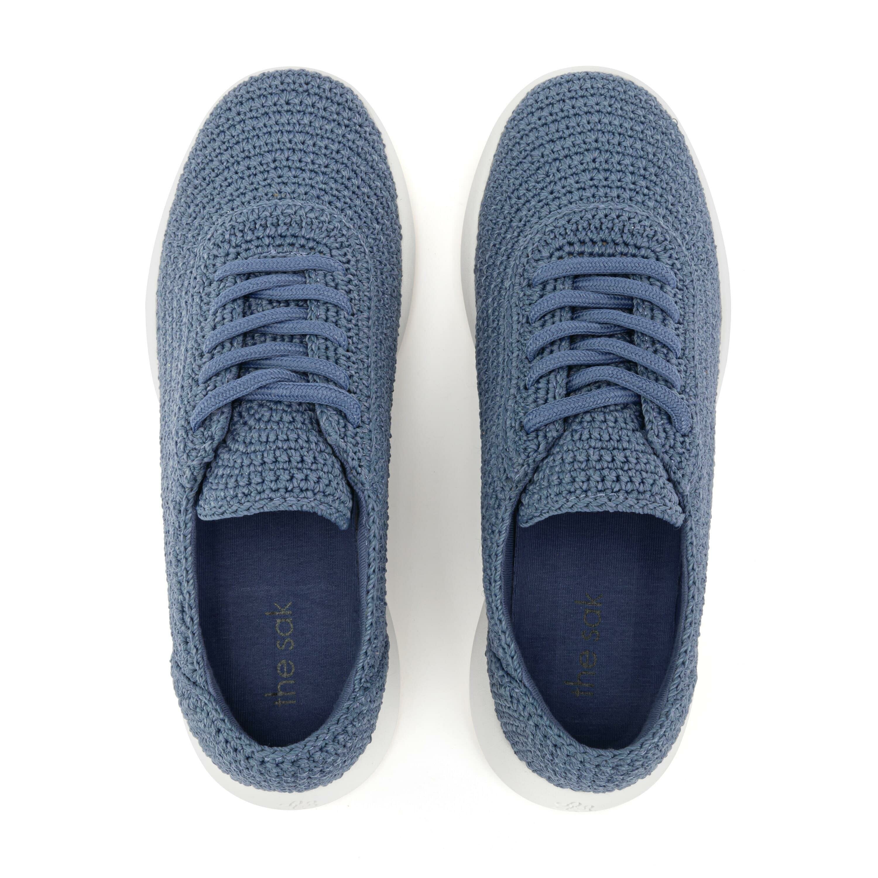The Sak Asha Sneaker - Hand Crochet - Maritime