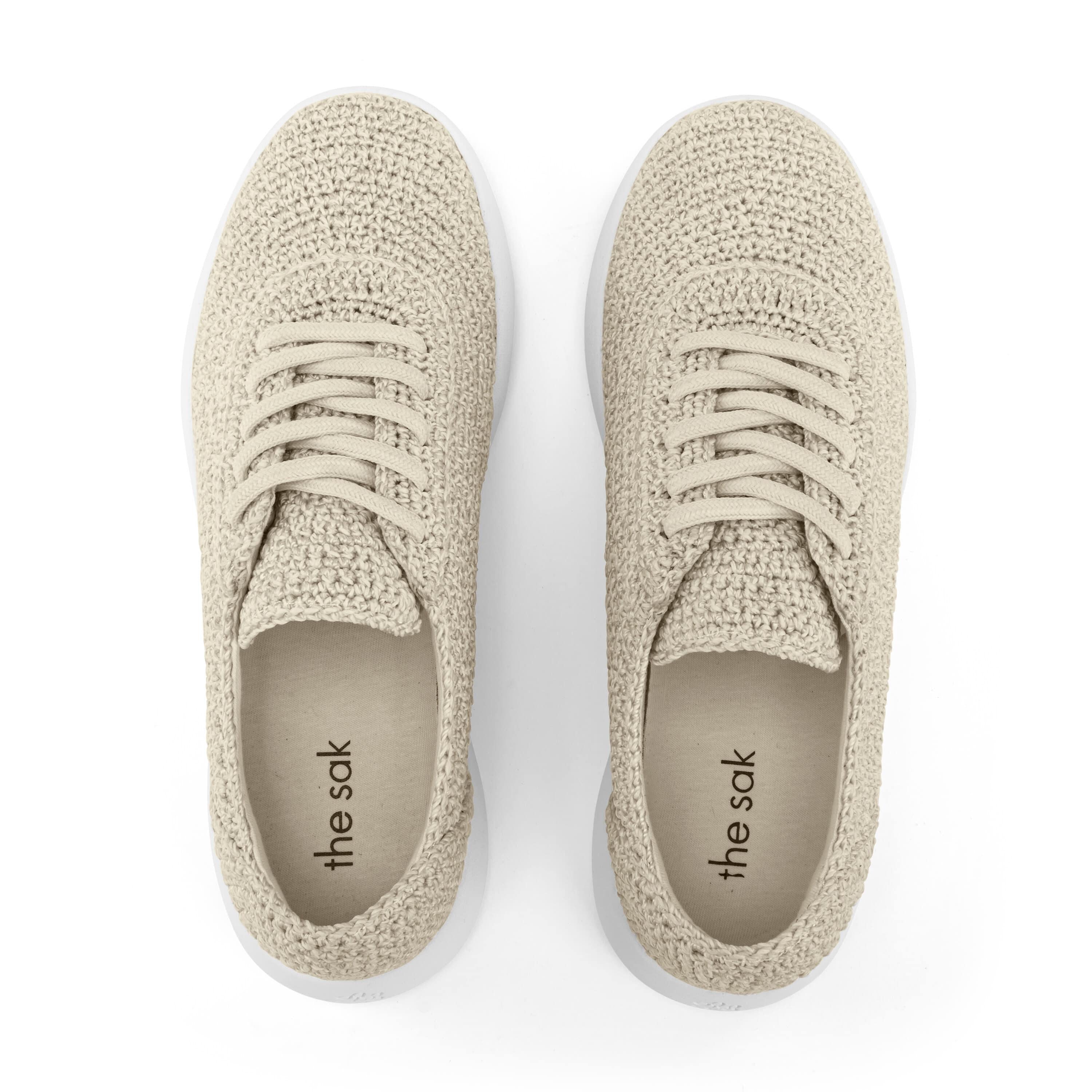 The Sak Asha Sneaker - Hand Crochet - Natural
