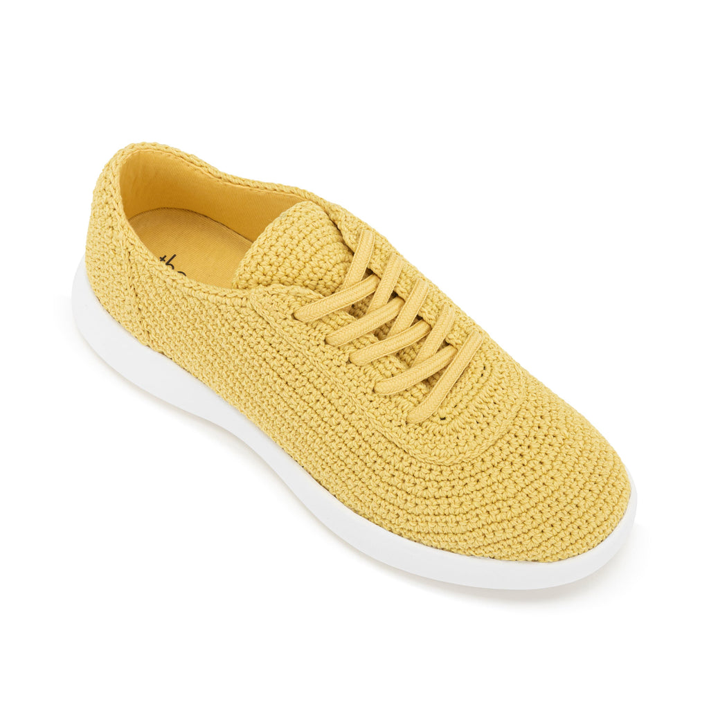 The Sak Asha Sneaker - Hand Crochet - Chartreuse