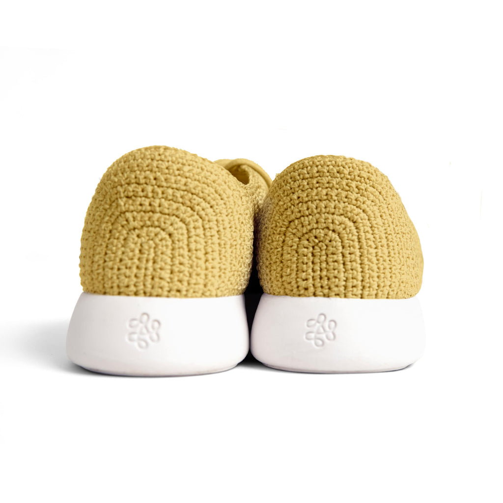 The Sak Asha Sneaker - Hand Crochet - Chartreuse