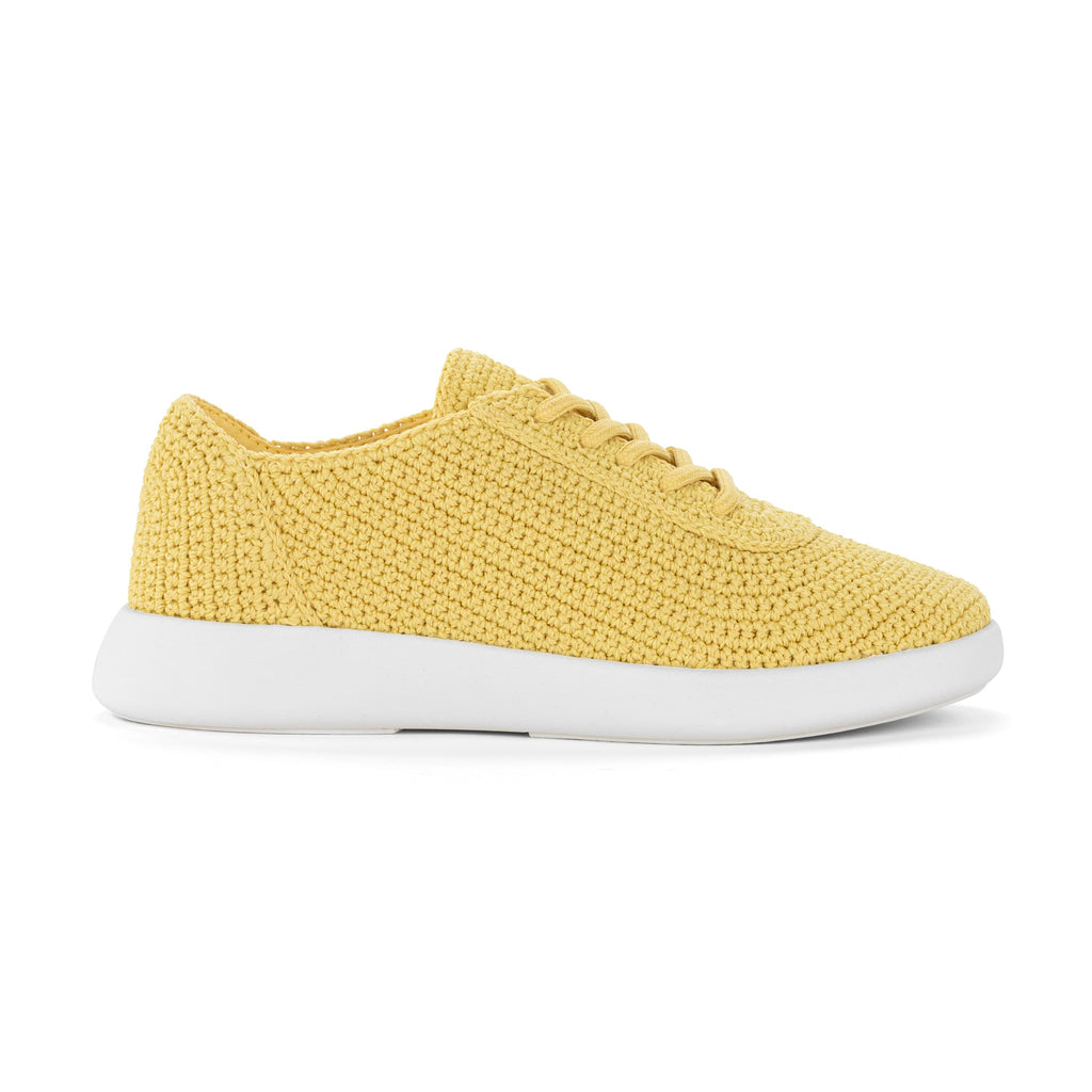 The Sak Asha Sneaker - Hand Crochet - Chartreuse