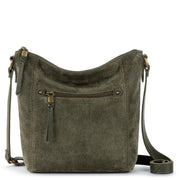 Ashland Crossbody - Leather - Moss Suede