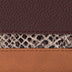 De Young Crossbody - Leather - Mahogany Snake Block