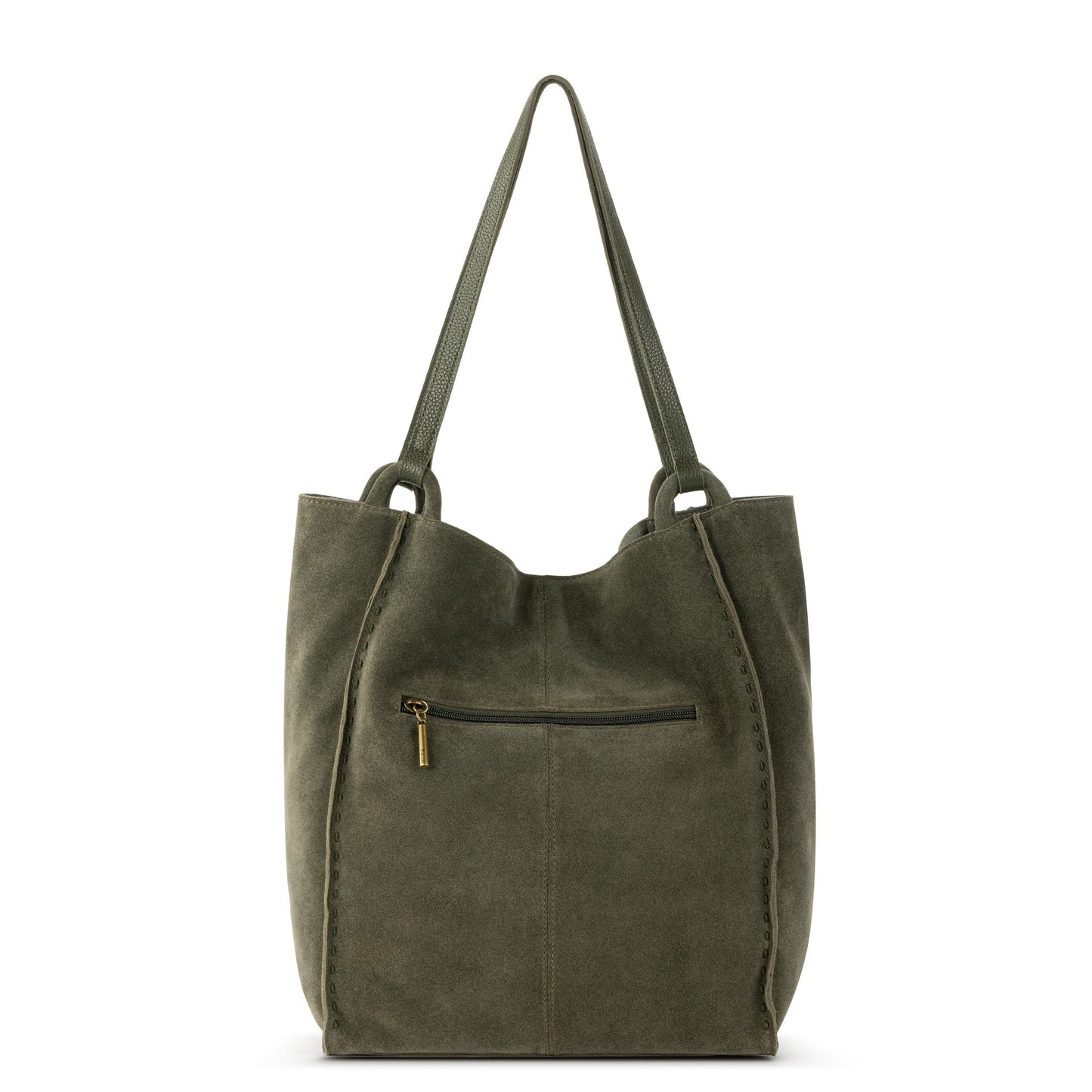 The Sak Los Feliz Slouchy Tall Tote Leather - |Moss Suede|