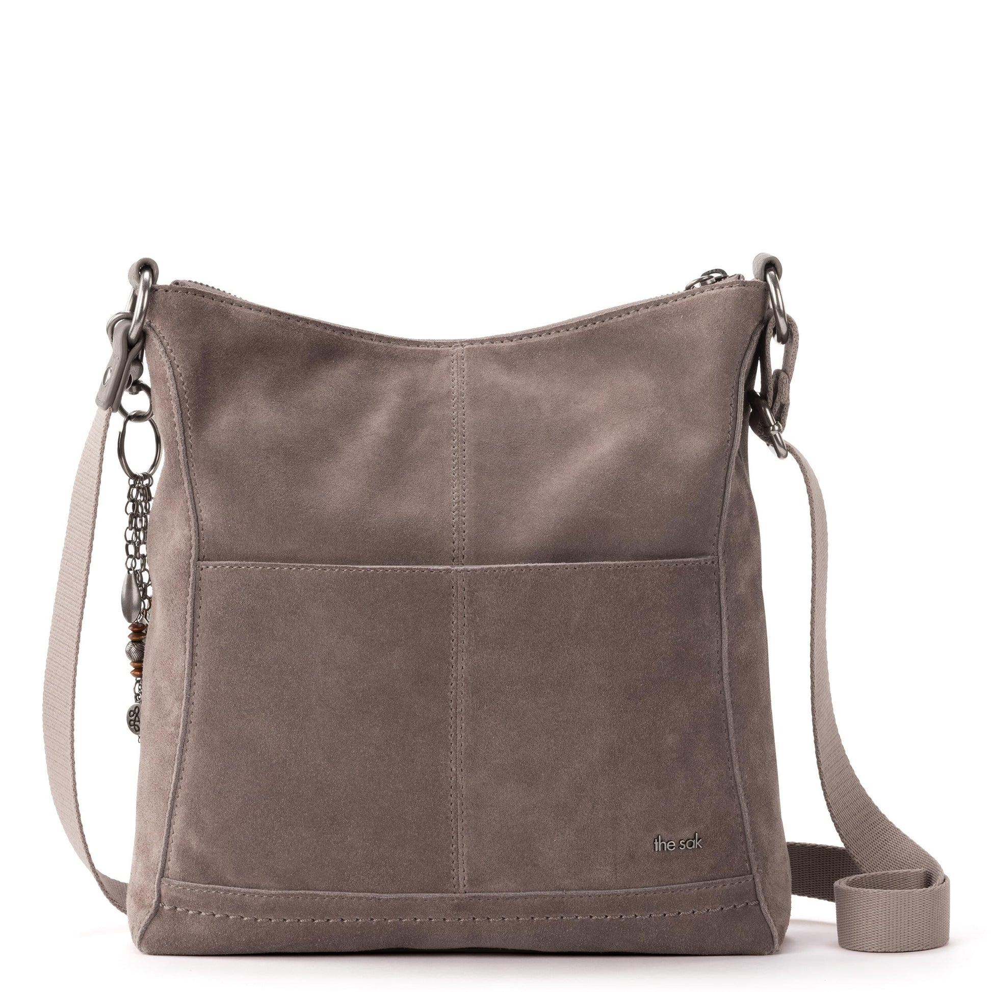 The Sak Lucia Crossbody Leather - |Mushroom Suede|