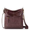 The Sak Lucia Crossbody - Leather - Mahogany Tile Embossed