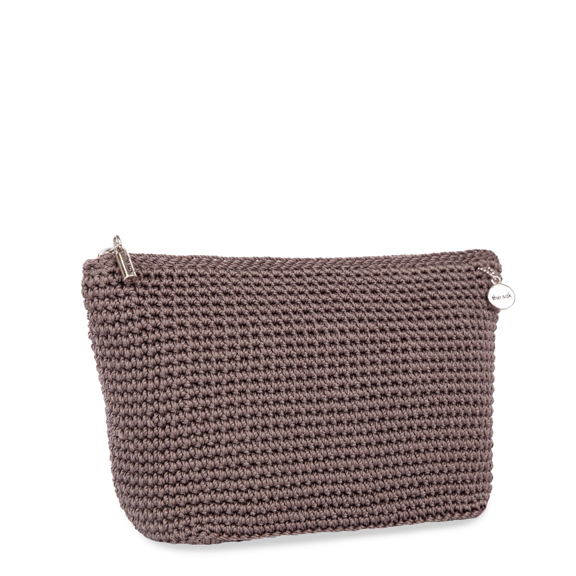 The Sak Essential Medium Pouch Crochet - |Mushroom|