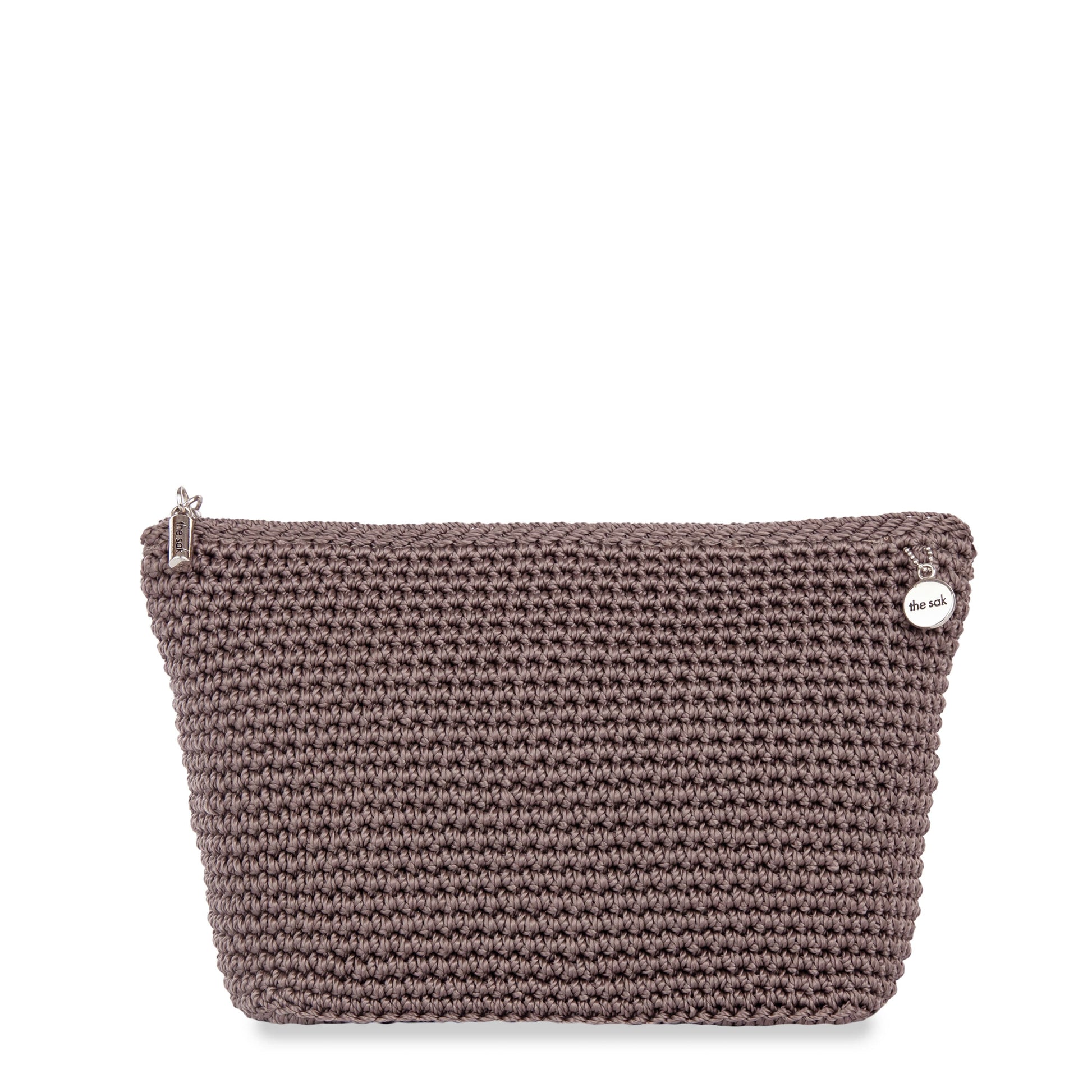 The Sak Essential Medium Pouch Crochet - |Mushroom|