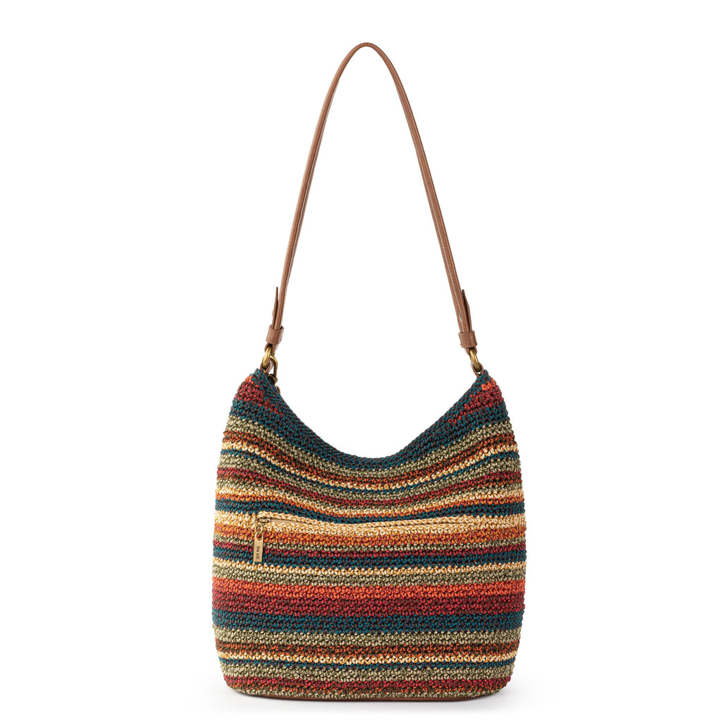 The Sak Sequoia Hobo - Hand Crochet - Woodland Stripe