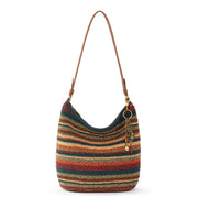 Sequoia Hobo - Hand Crochet - Woodland Stripe