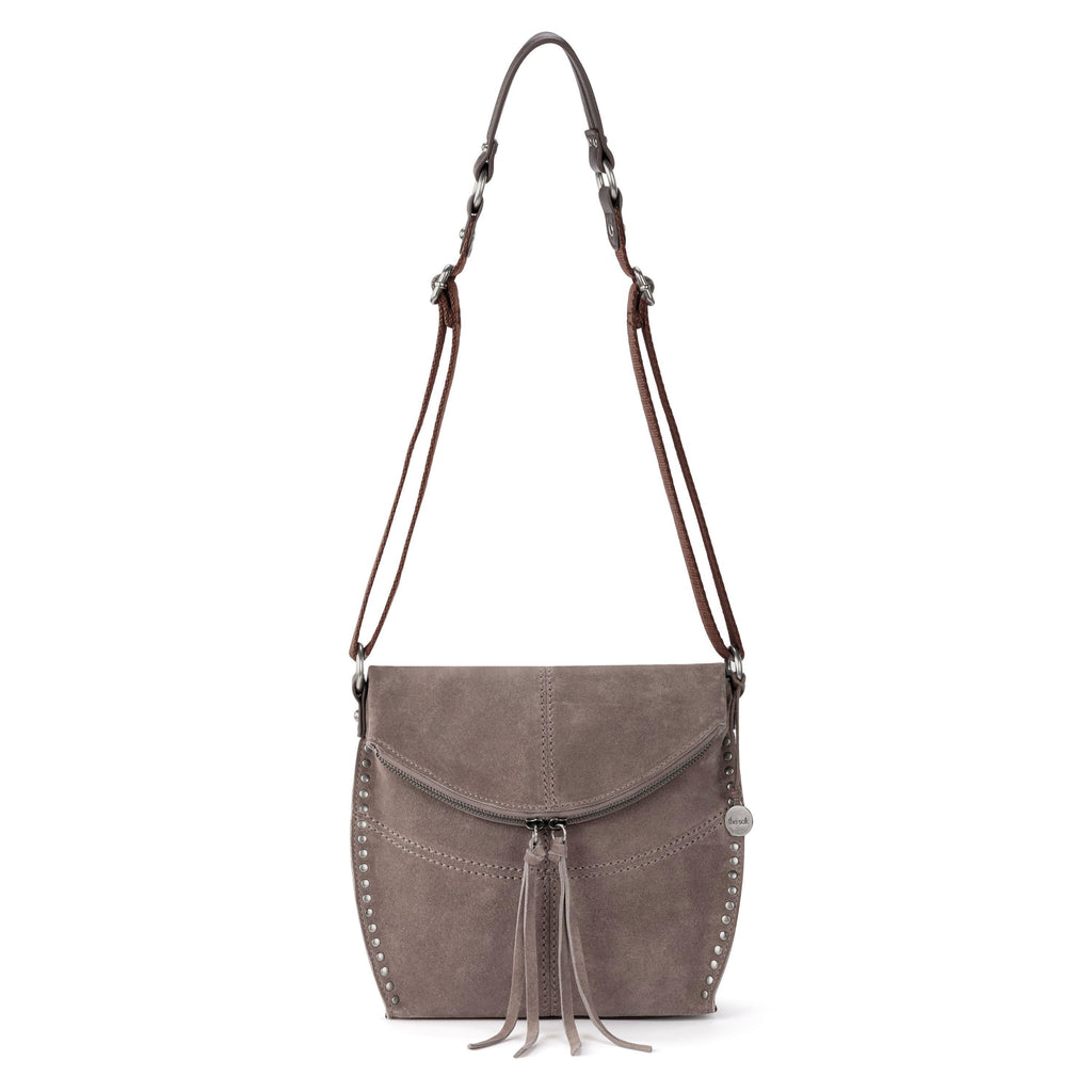 The Sak Silverlake Flap Crossbody - Leather - Mushroom Suede