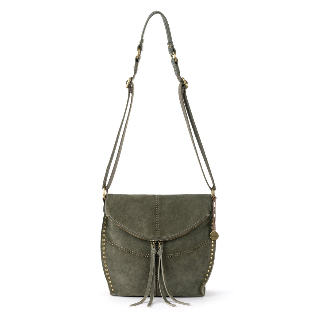 The Sak Silverlake Flap Crossbody - Leather - Moss Suede