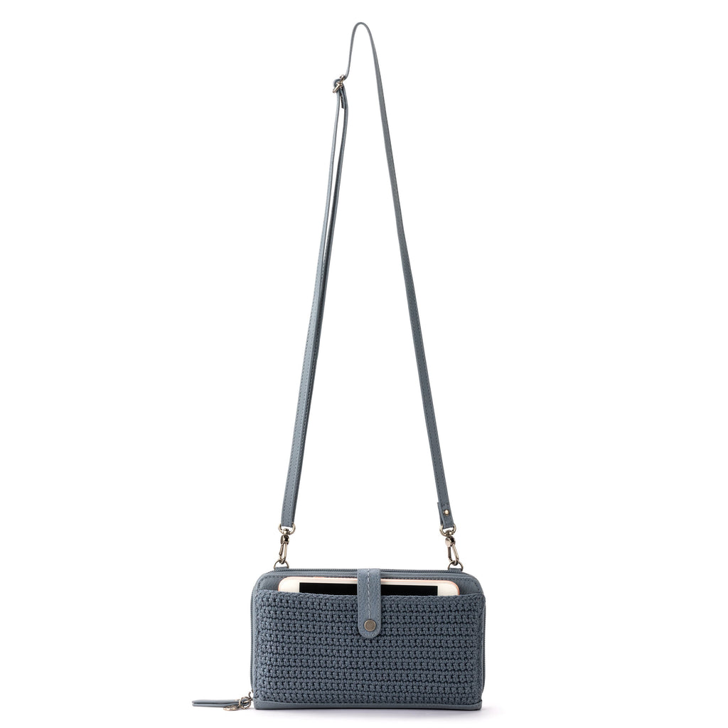 The Sak Iris Smartphone Wallet - Hand Crochet - Maritime