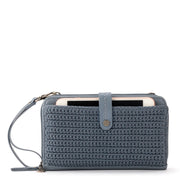 Iris Smartphone Wallet - Hand Crochet - Maritime