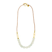 Shaye Statement Necklace - Beads - Basil