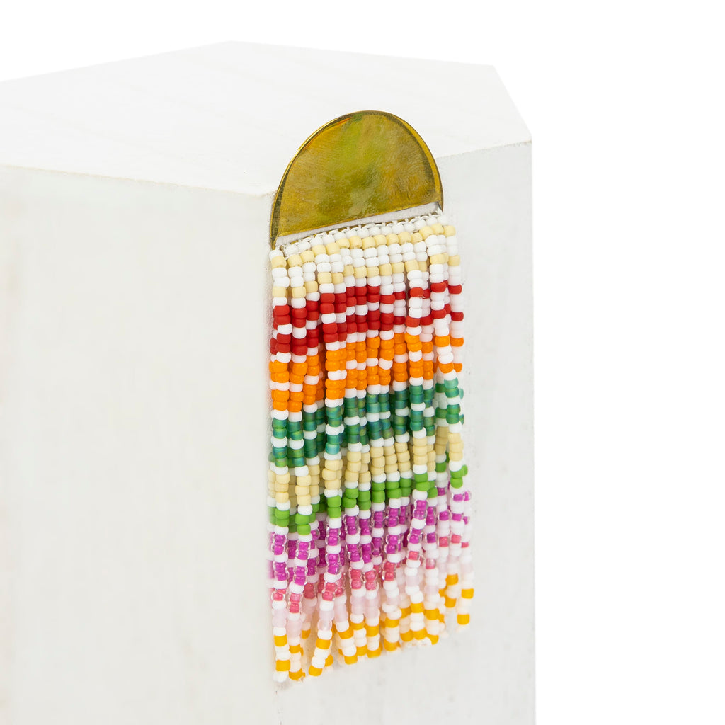The Sak Venus Chandelier Earrings - Beads - Rainbow Multi
