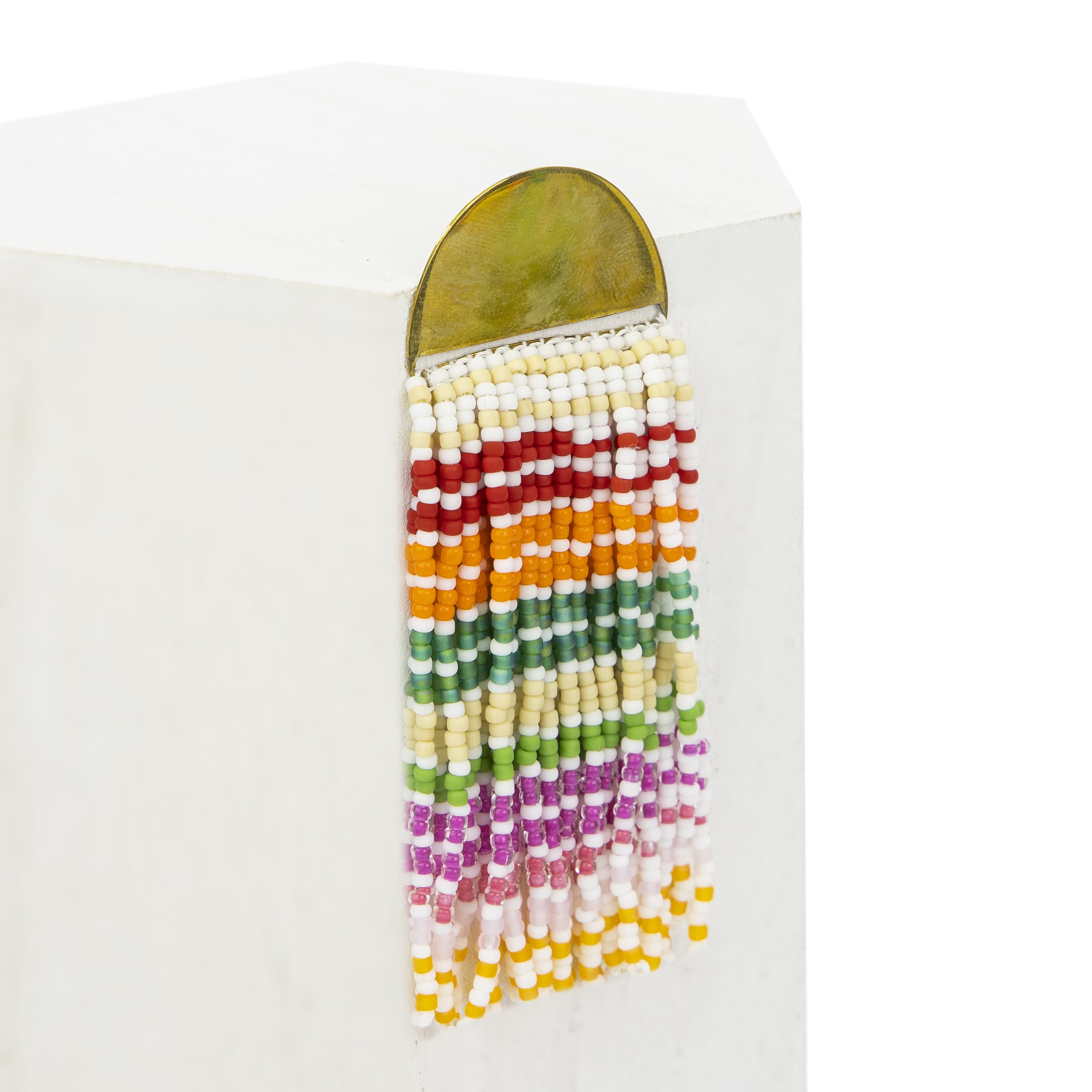 The Sak Venus Chandelier Earrings - Beads - Rainbow Multi