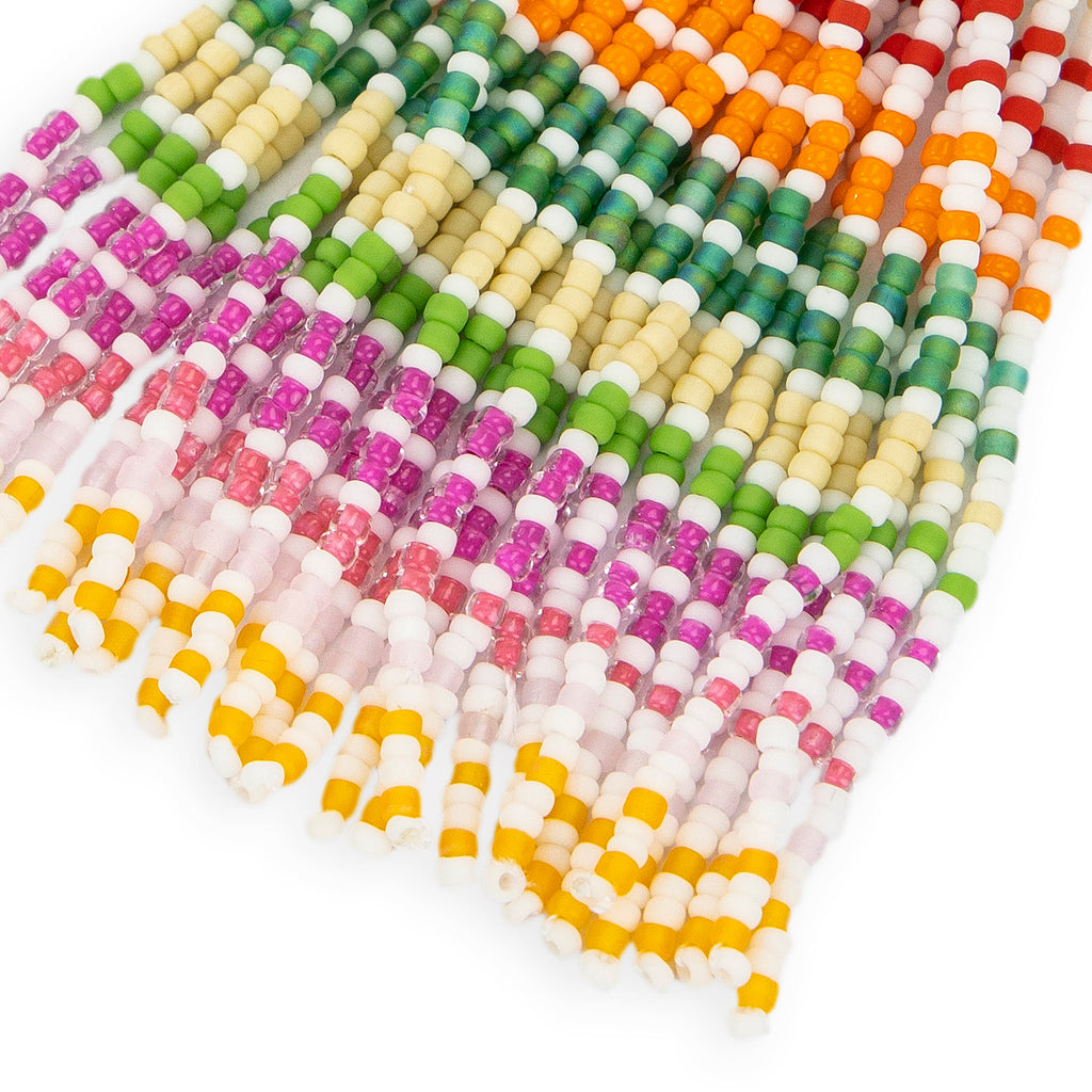 The Sak Venus Chandelier Earrings - Beads - Rainbow Multi