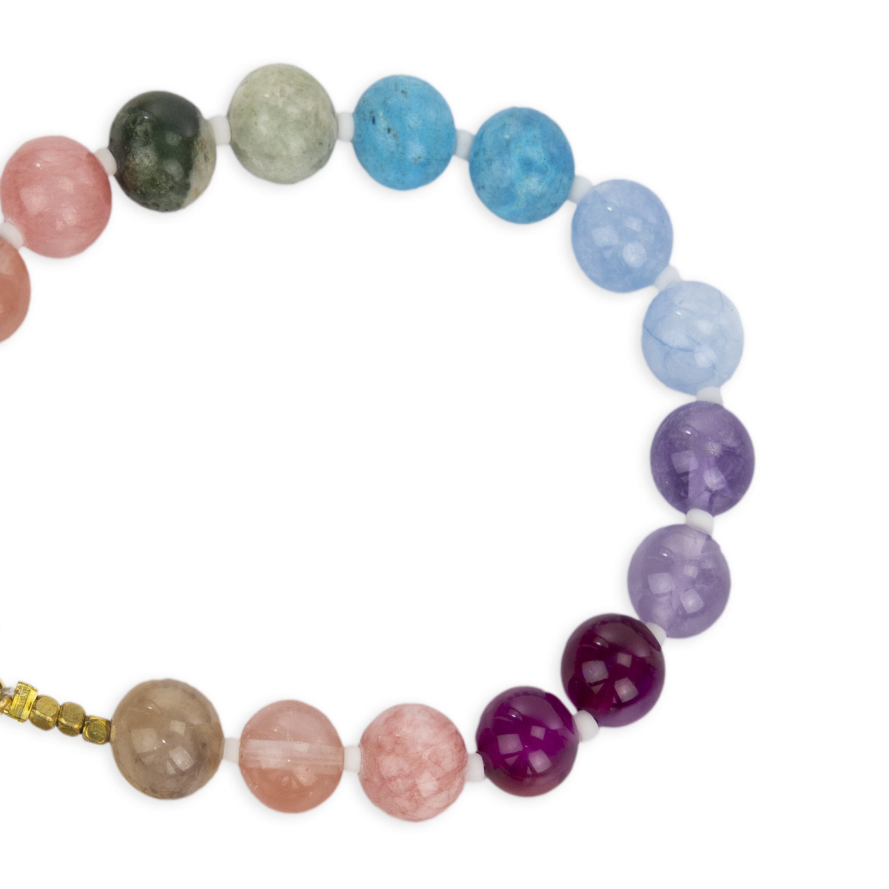 The Sak Hollis Beaded Bracelet - Stone - Rainbow Multi