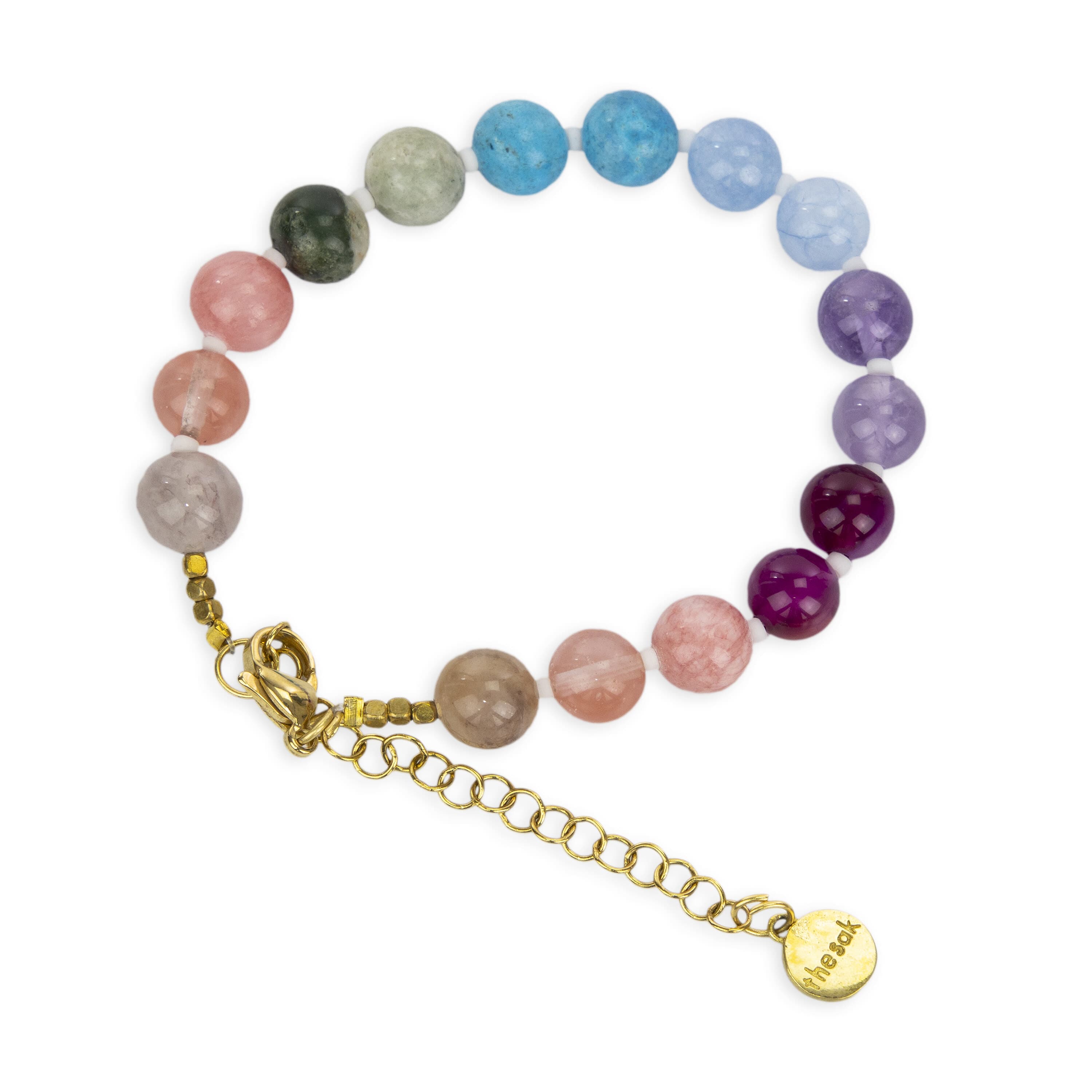 The Sak Hollis Beaded Bracelet - Stone - Rainbow Multi