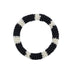 Finch Bangle - Hand Crochet - Black and Natural