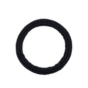 Finch Bangle - Hand Crochet - Black