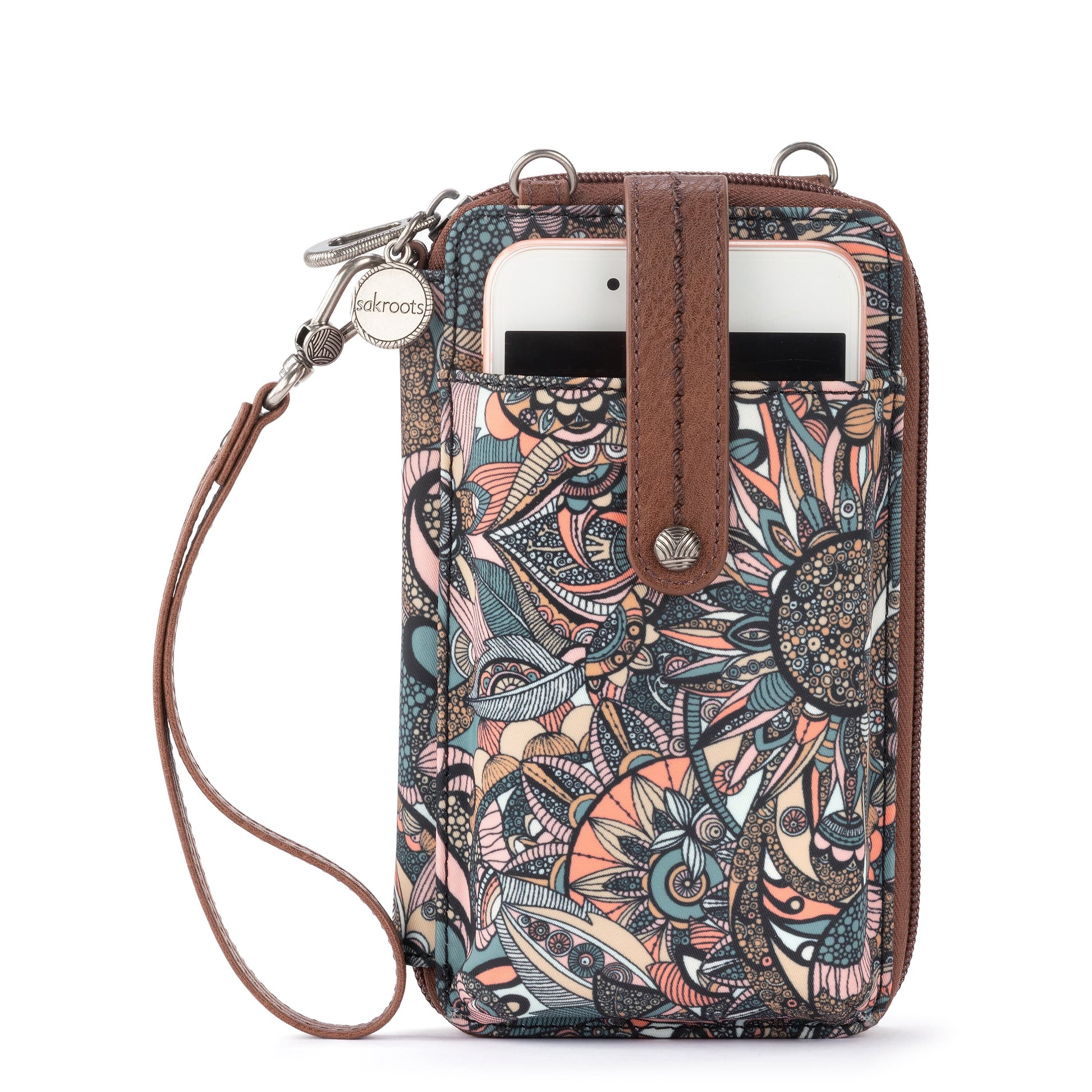 Sakroots Salinas Smartphone Crossbody EcoTwill - |Sienna Spirit Desert|