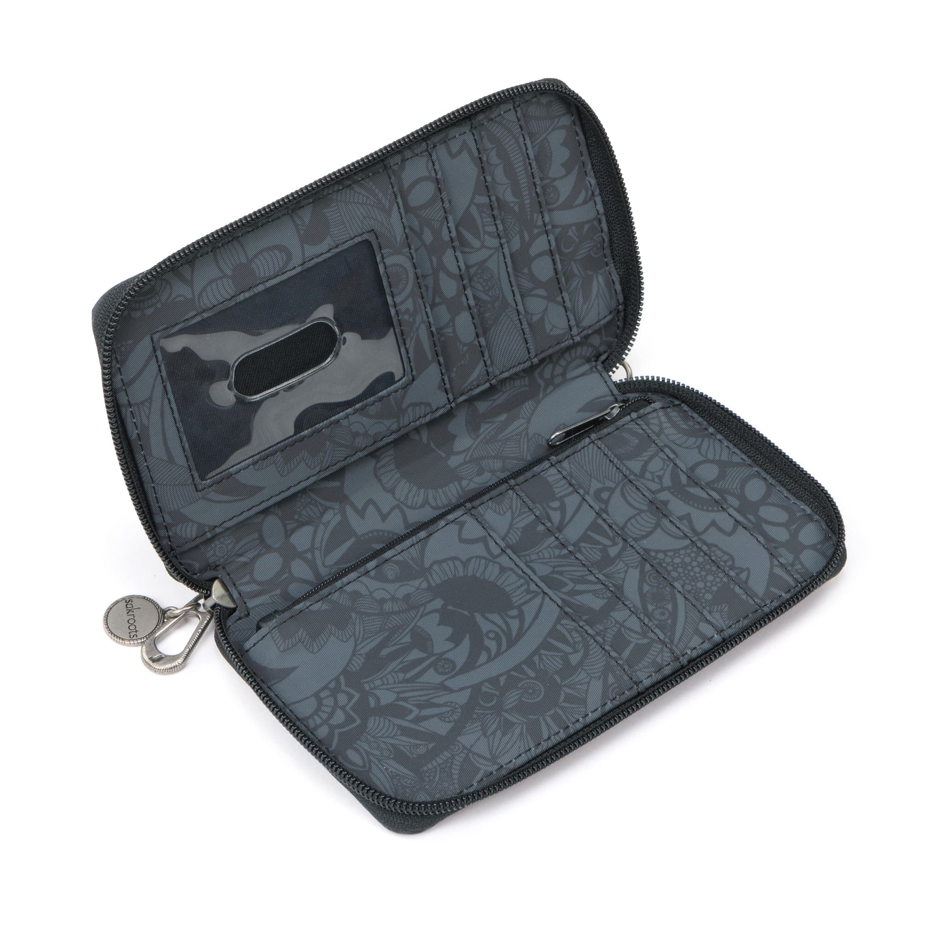 Sakroots Salinas Smartphone Crossbody EcoTwill - |Black Spirit Desert|