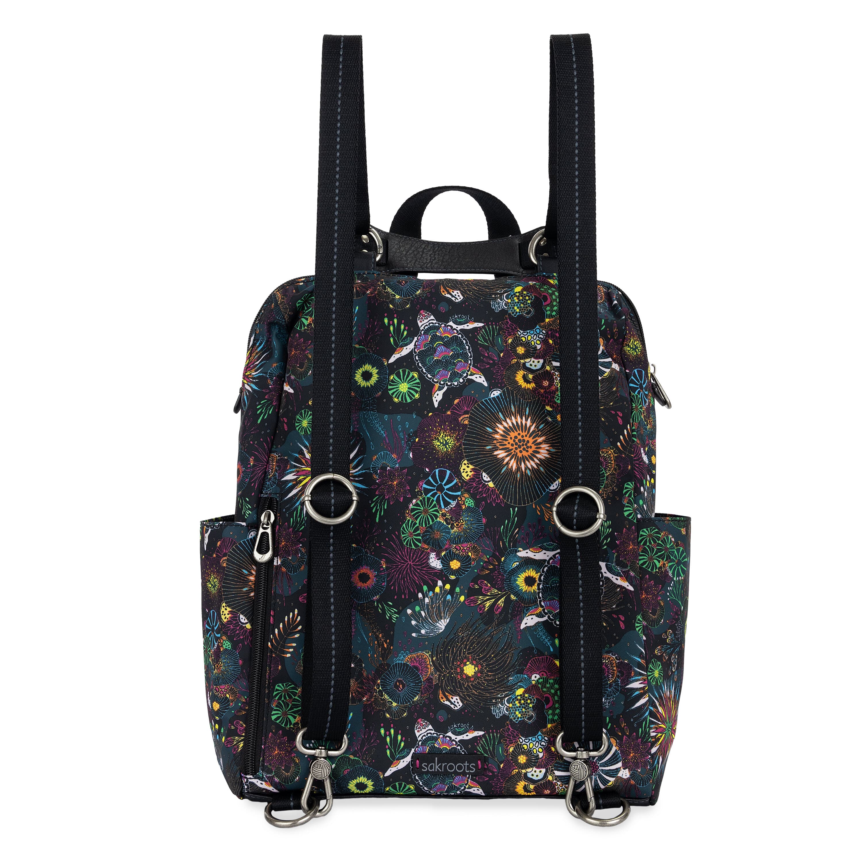 Sakroots Loyola Backpack - EcoTwill - Rainbow Seascape