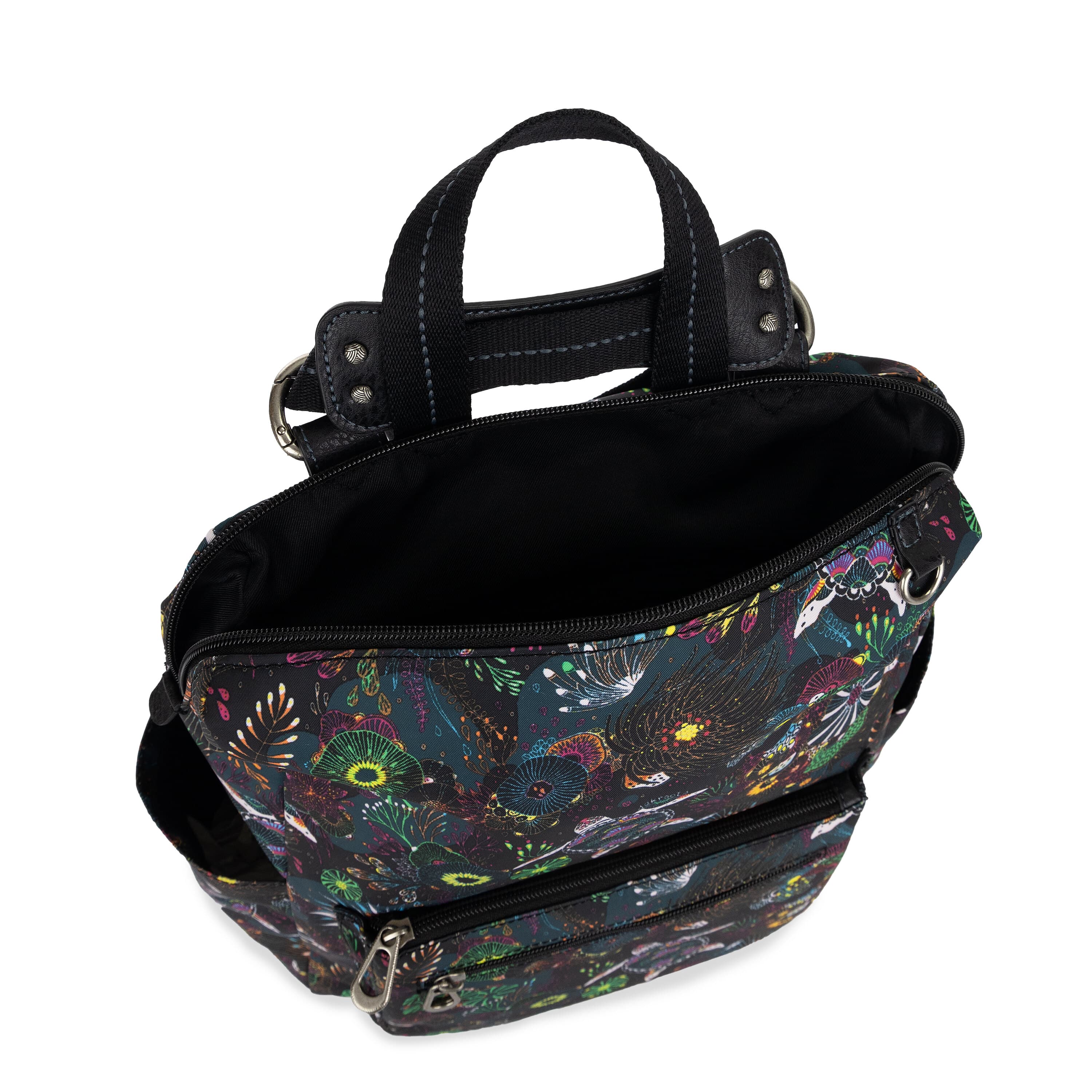 Sakroots Loyola Backpack - EcoTwill - Rainbow Seascape