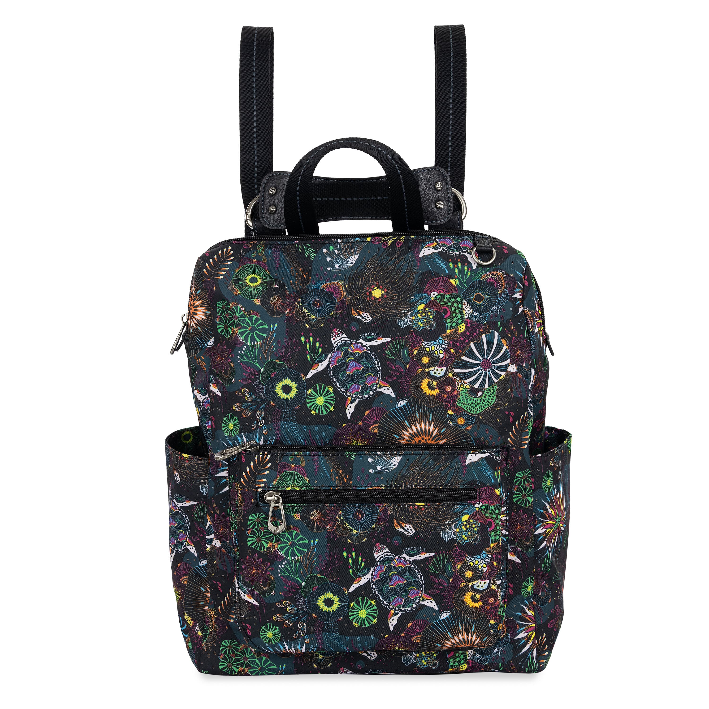 Sakroots Loyola Backpack - EcoTwill - Rainbow Seascape