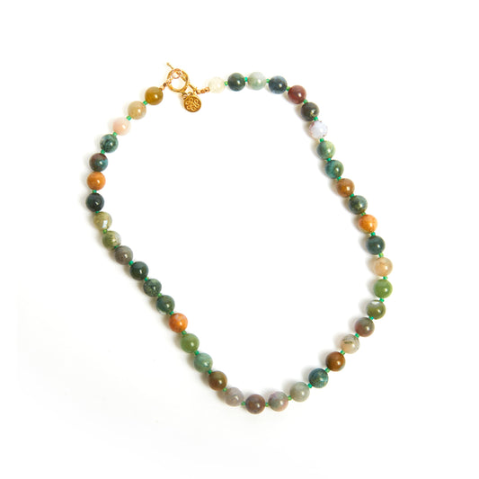 The Sak Hollis Collar Necklace - |Basil Multi|