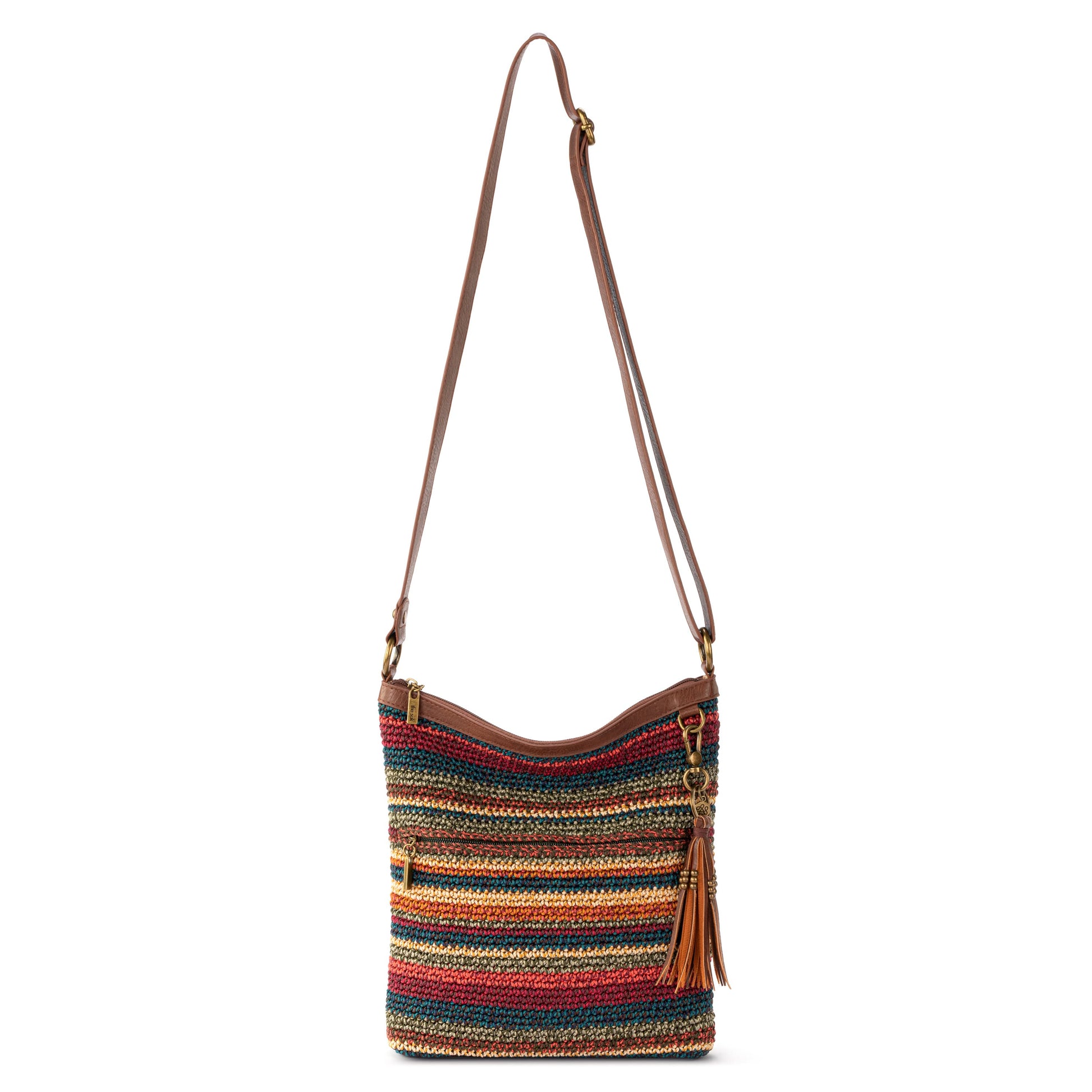 The Sak Lucia Crossbody Crochet - |Woodland Stripe|