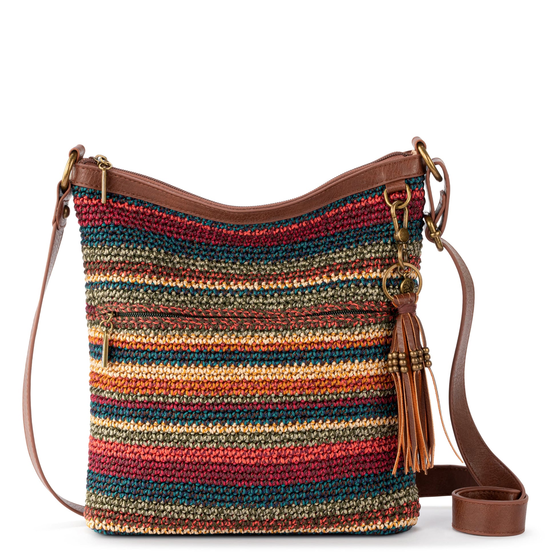 The Sak Lucia Crossbody Crochet - |Woodland Stripe|