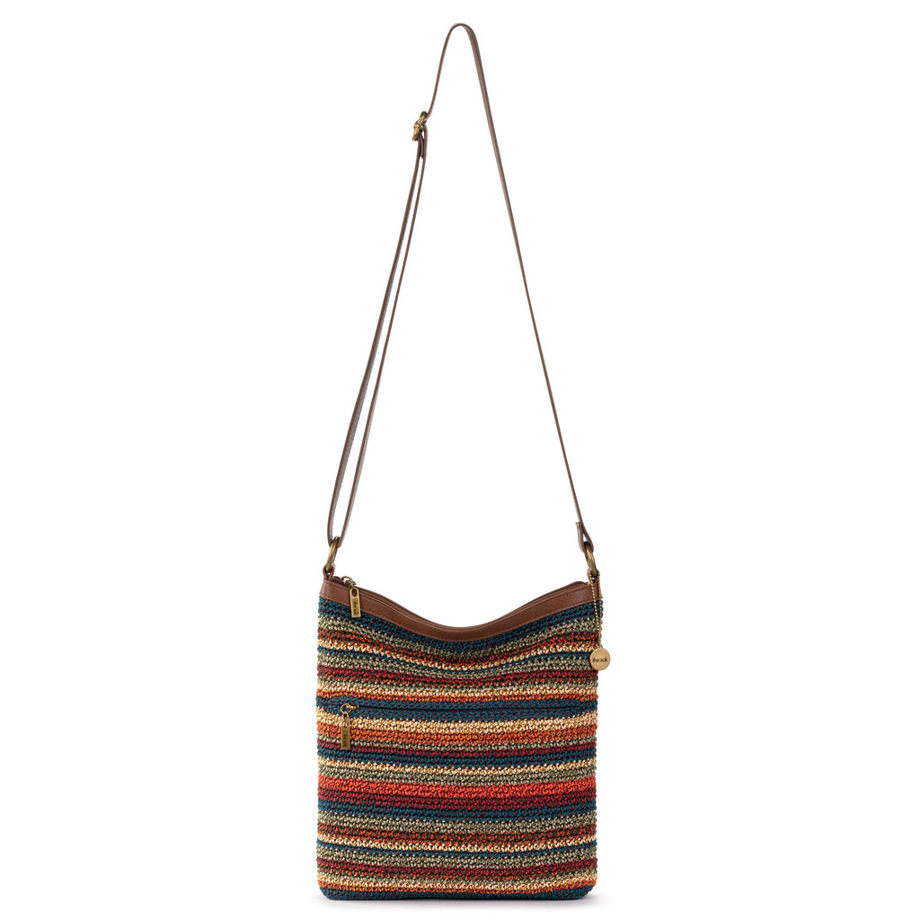 The Sak Lucia Crossbody - Hand Crochet - Woodland Stripe