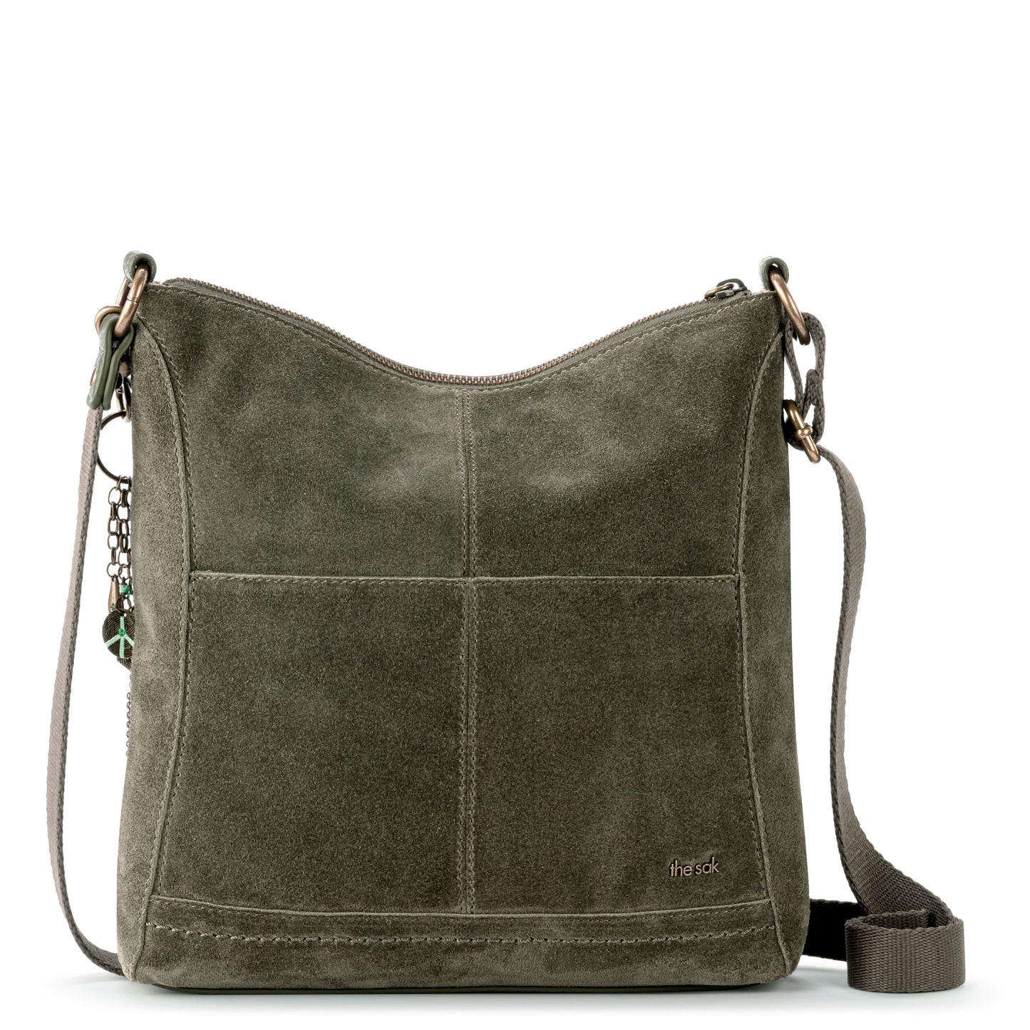 The Sak Lucia Crossbody Leather - |Moss Suede|