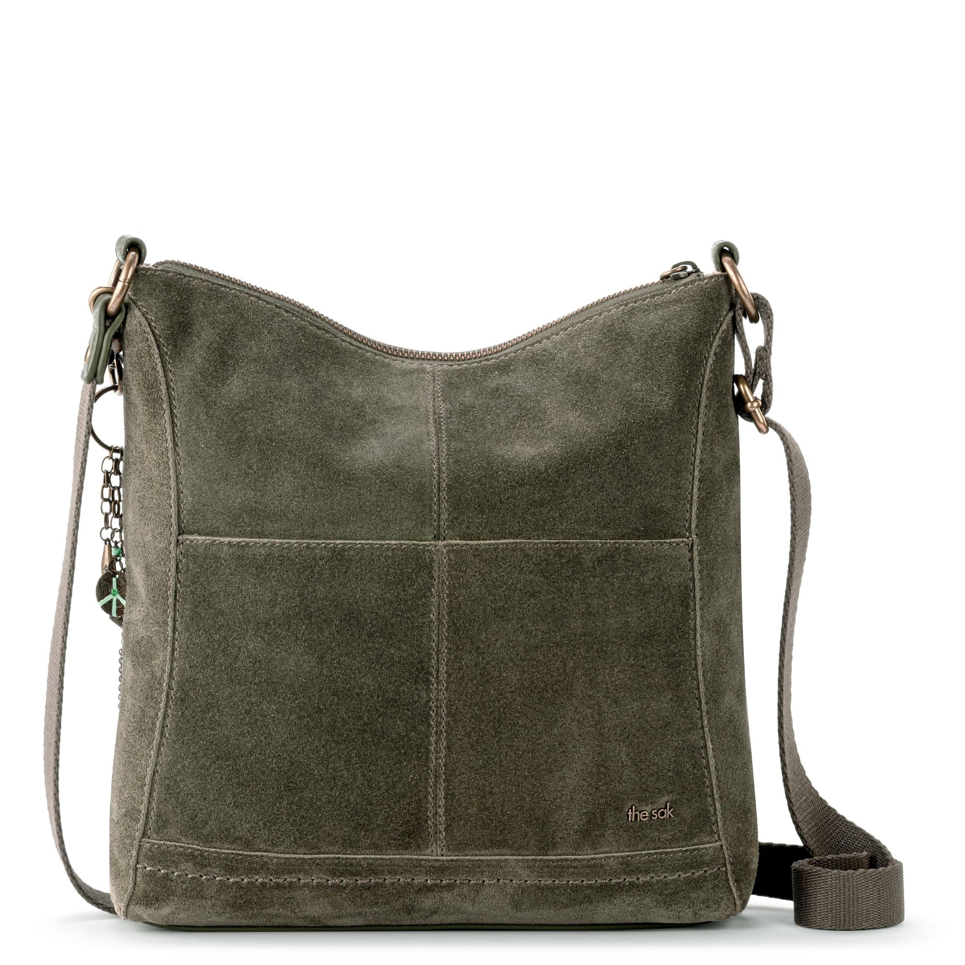 The Sak Lucia Crossbody Leather - |Moss Suede|